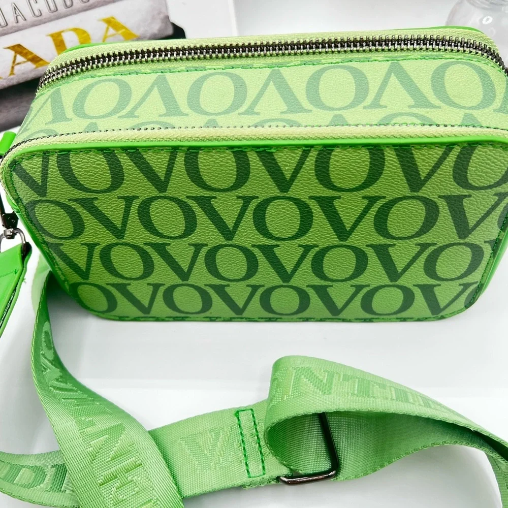 Valentino Orlandi Vivid Green Crossbody Bag
